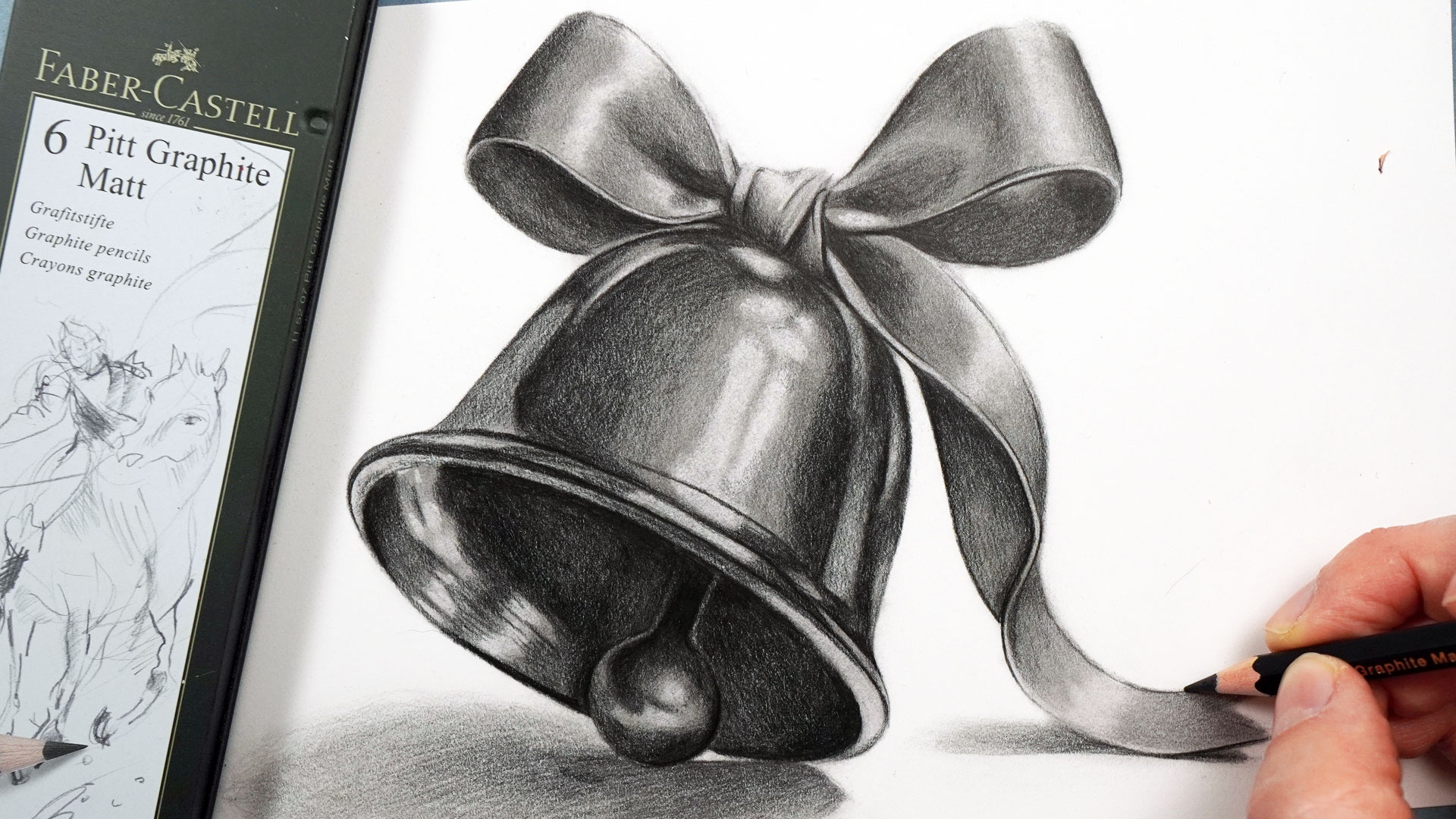 Christmas Bell with Graphite