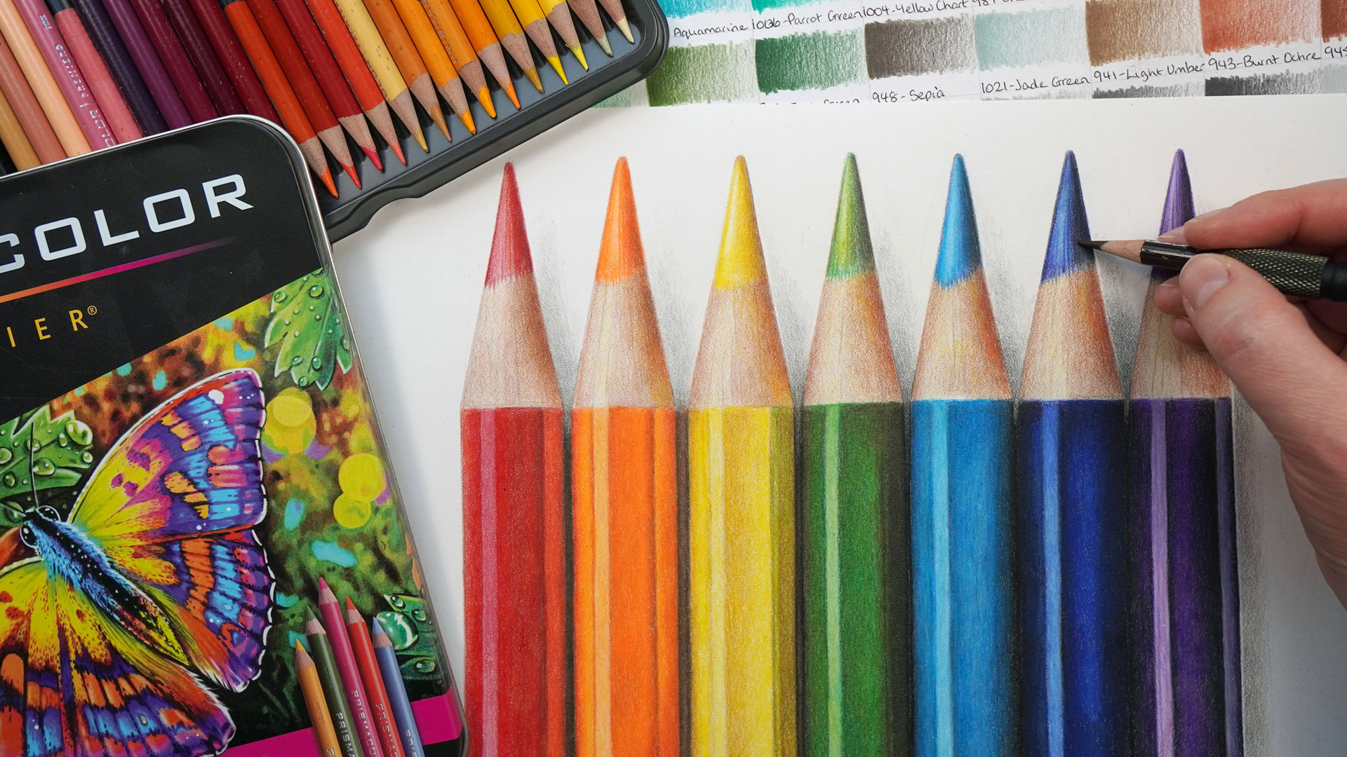 Beginner’s Guide to Realistic Drawings with Coloured Pencils: Using Just 12 Colours