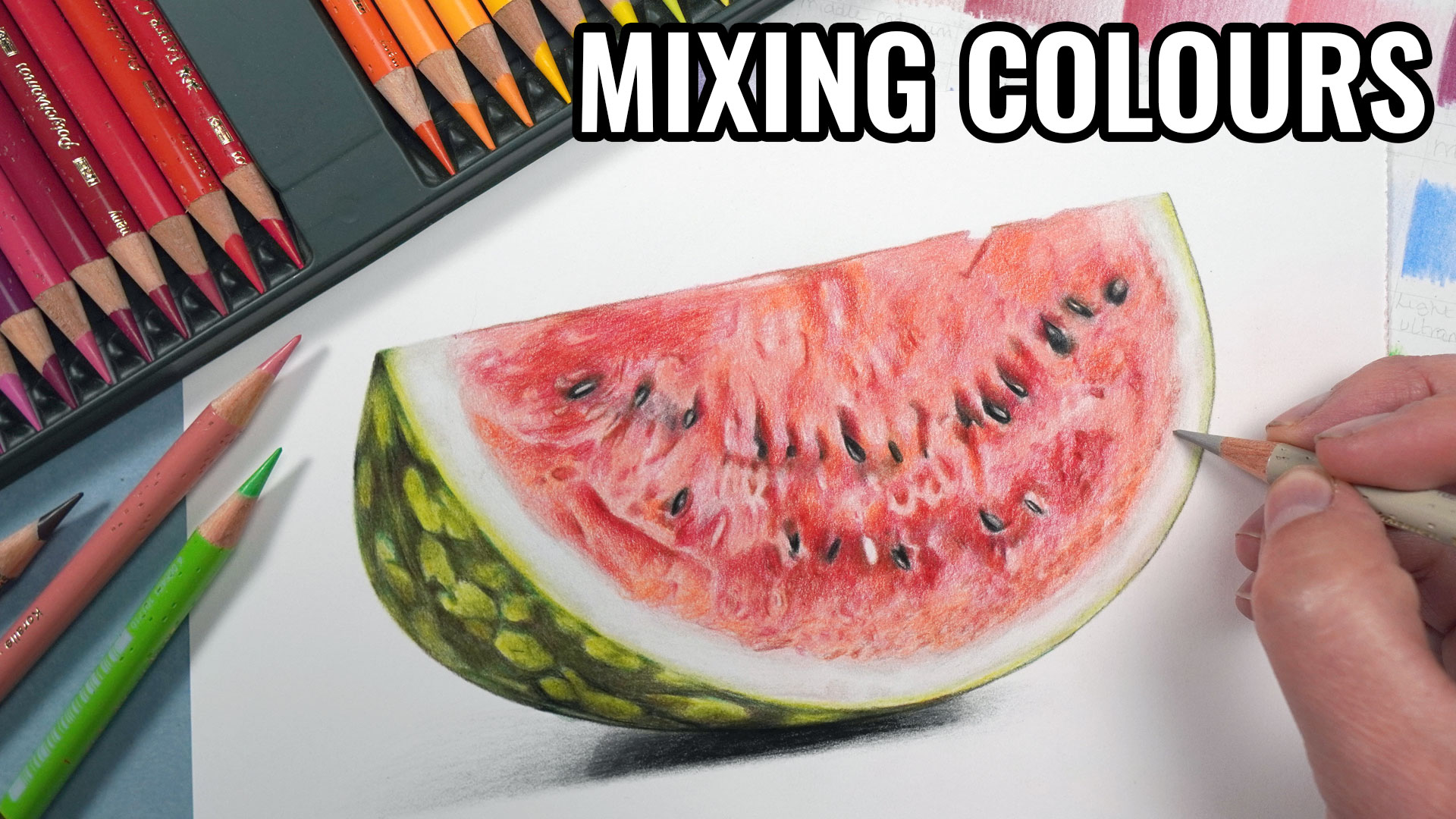 Mixing Colours with Coloured Pencils: A Guide for Beginners